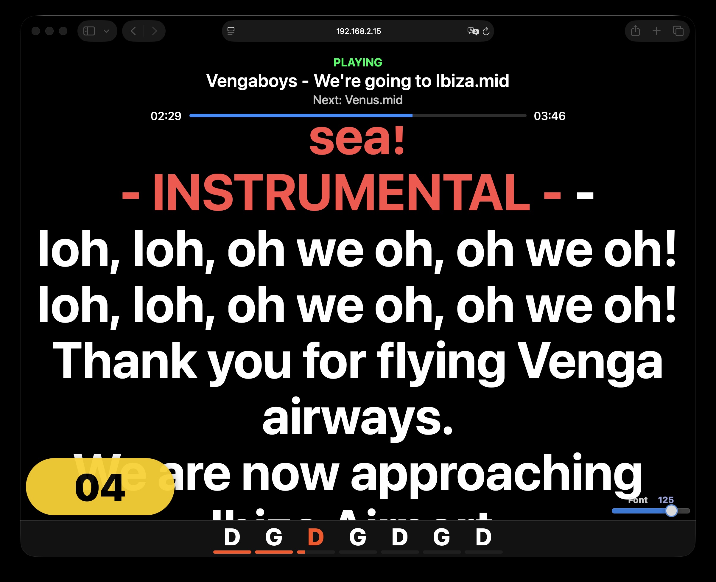 Merik 0.9.0 lyrics viewer basic mode
